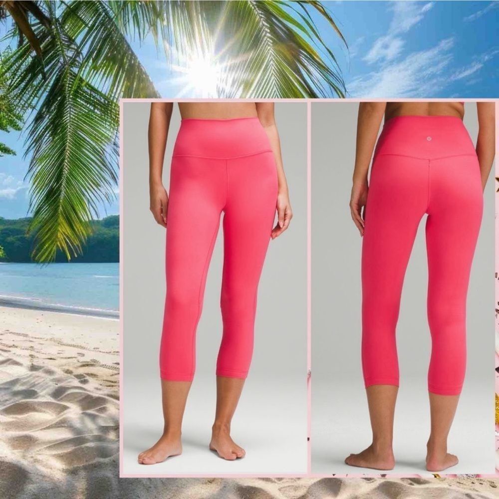 Lululemon Athletica Pink Cropped Pants